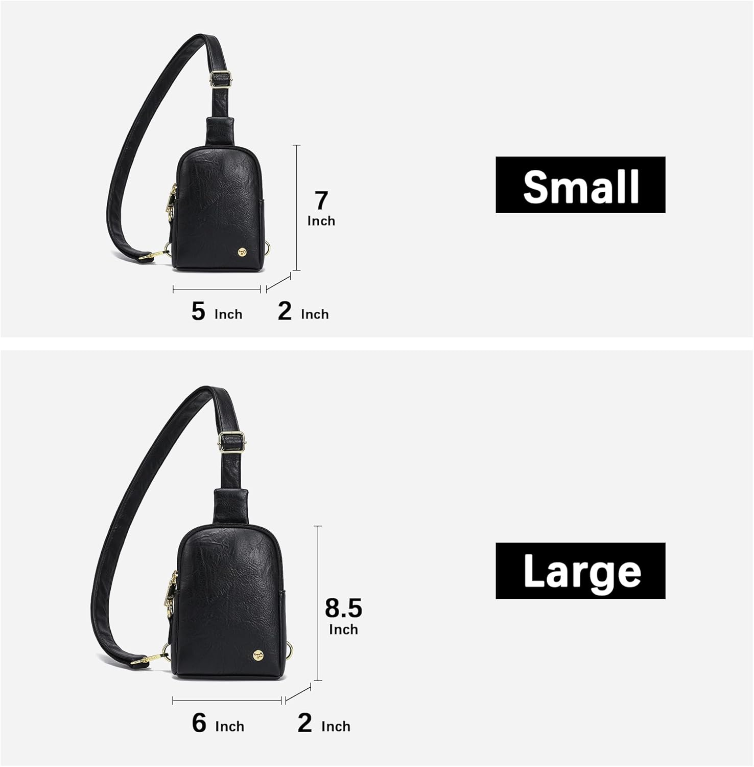 Sling Bag for Women Touchscreen Small Crossbody Cell Phone Purse Fanny Pack